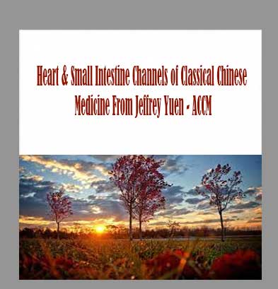 Heart & Small Intestine Channels of Classical Chinese Medicine From Jeffrey Yuen - ACCM