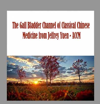 The Gall Bladder Channel of Classical Chinese Medicine from Jeffrey Yuen - ACCM